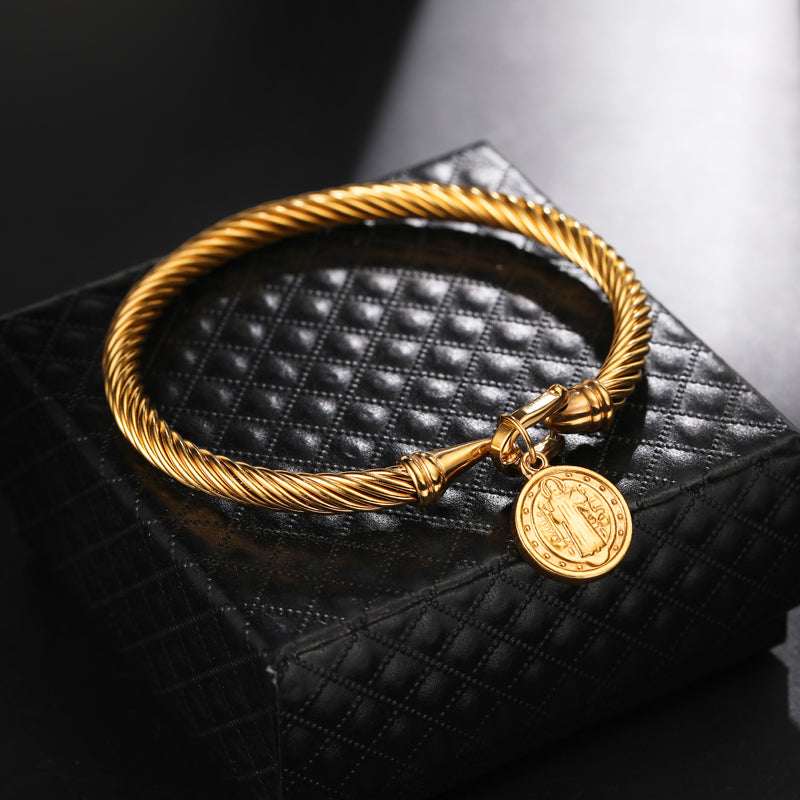Vergoldetes Silberarmband - StrengthBracelet