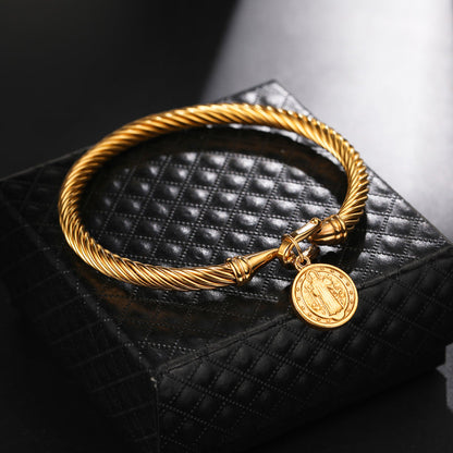 Vergoldetes Silberarmband - StrengthBracelet