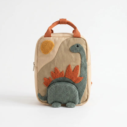 Verspielter Kinderrucksack Mit 3D-Dinosauriermotiv - Saurio