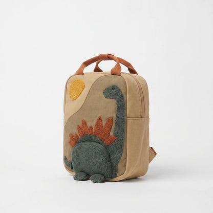 Verspielter Kinderrucksack Mit 3D-Dinosauriermotiv - Saurio