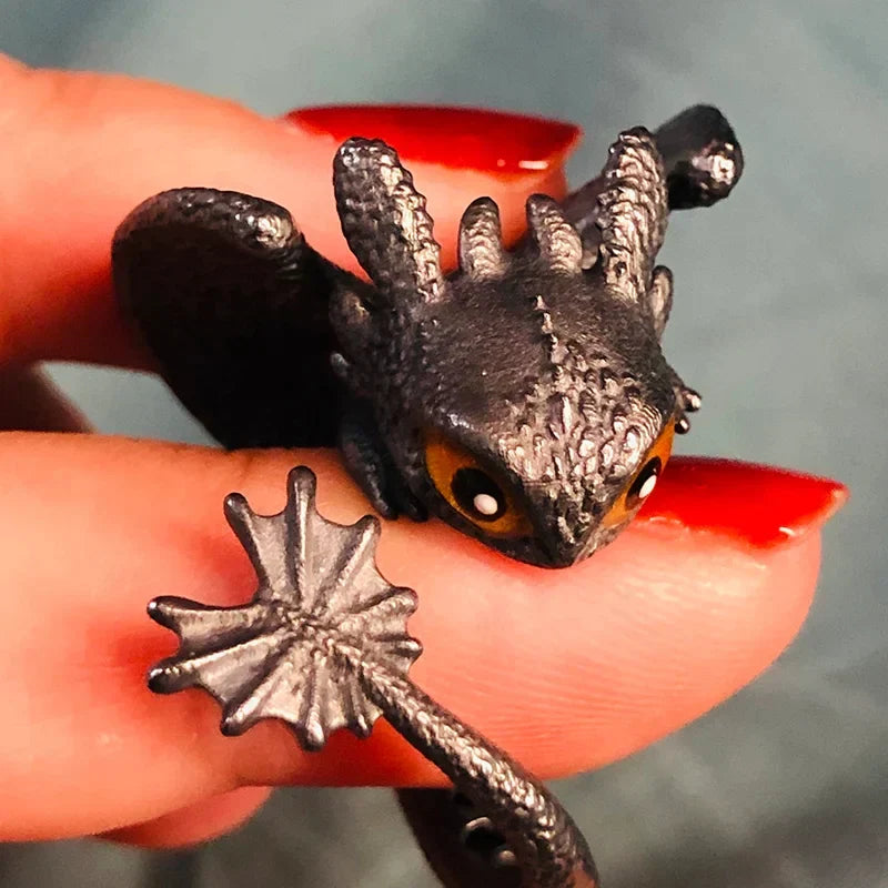 Verstellbarer Paar Ring - DragonHeart