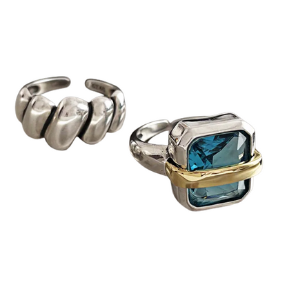 Verstellbarer Silberring - ClarityRing