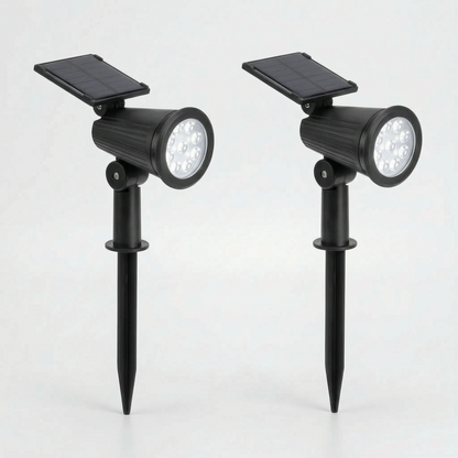 Verstellbarer Solar-Außenstrahler - Aurinox