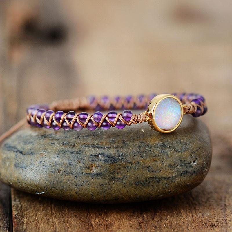 Verstellbares Armband - AmethystBracelet