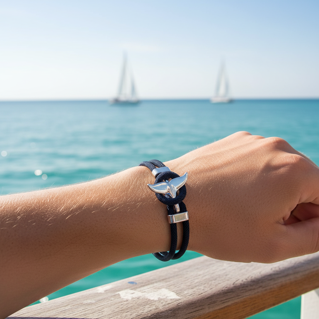 Verstellbares Armband - AnchorBlue