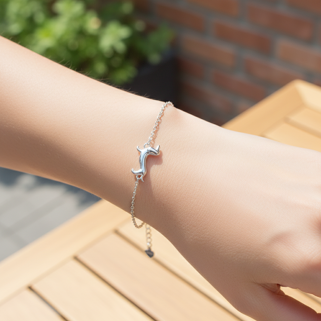Verstellbares Armband - DachshundCharm