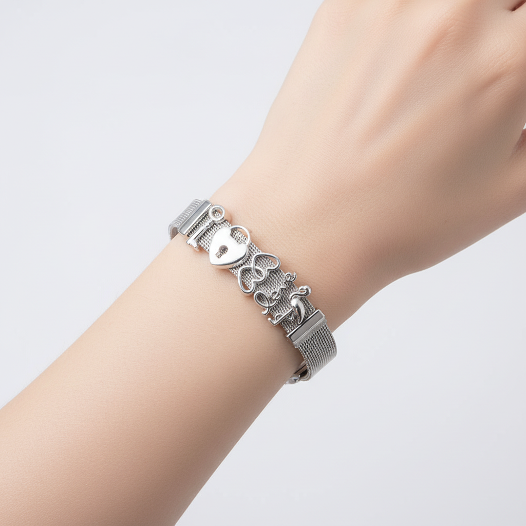 Verstellbares Edelstahl-Armband - StyleShine