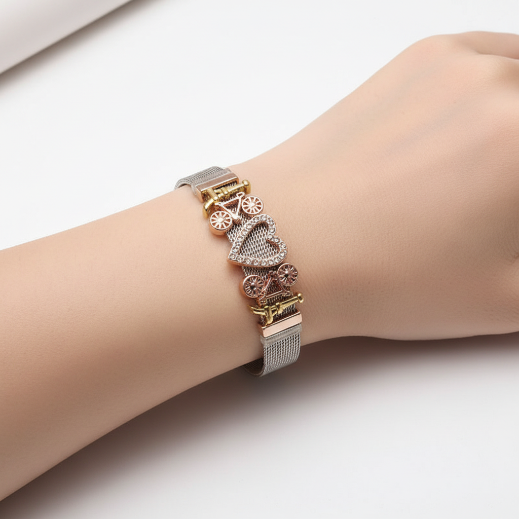 Verstellbares Edelstahl-Armband - StyleShine