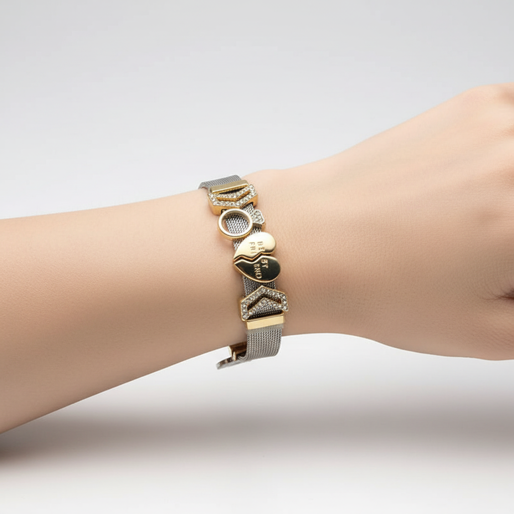 Verstellbares Edelstahl-Armband - StyleShine