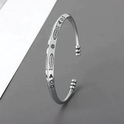 Verstellbares Silberarmband - LuckBangle