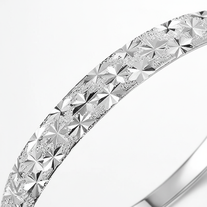 Verstellbares Silberarmband - ShimmerBangle