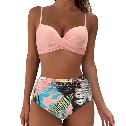 Vibrant Two-Piece Bikini Set - Janice