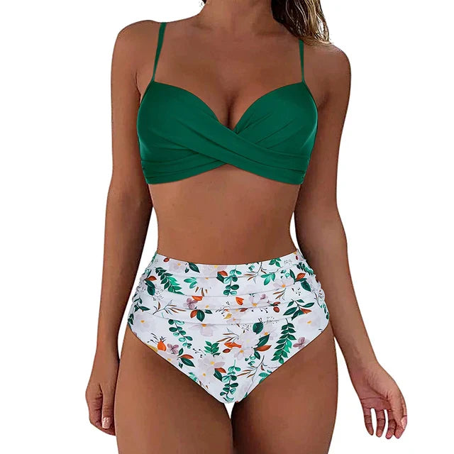 Vibrant Two-Piece Bikini Set - Janice