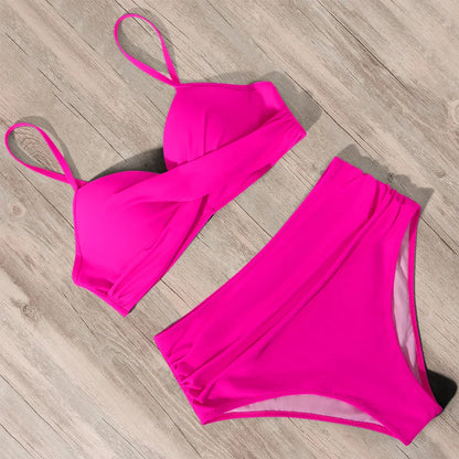 Vibrant Two-Piece Bikini Set - Janice