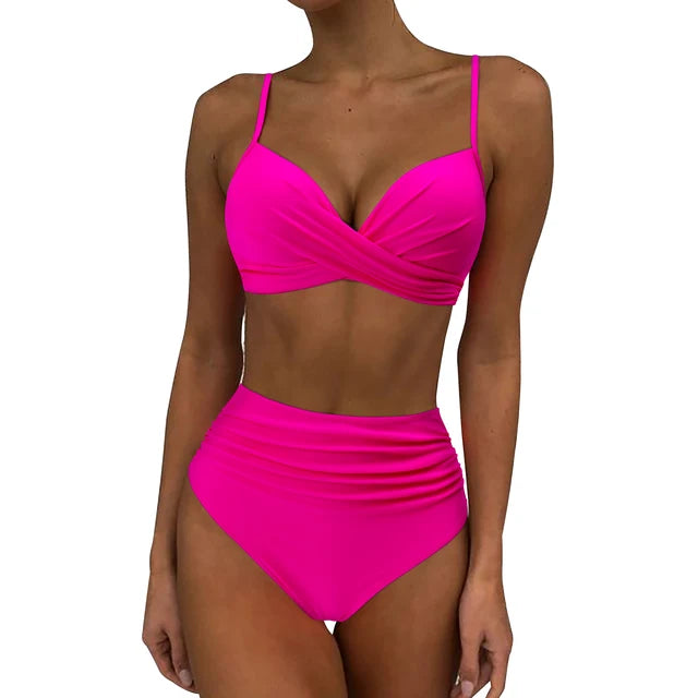 Vibrant Two-Piece Bikini Set - Janice