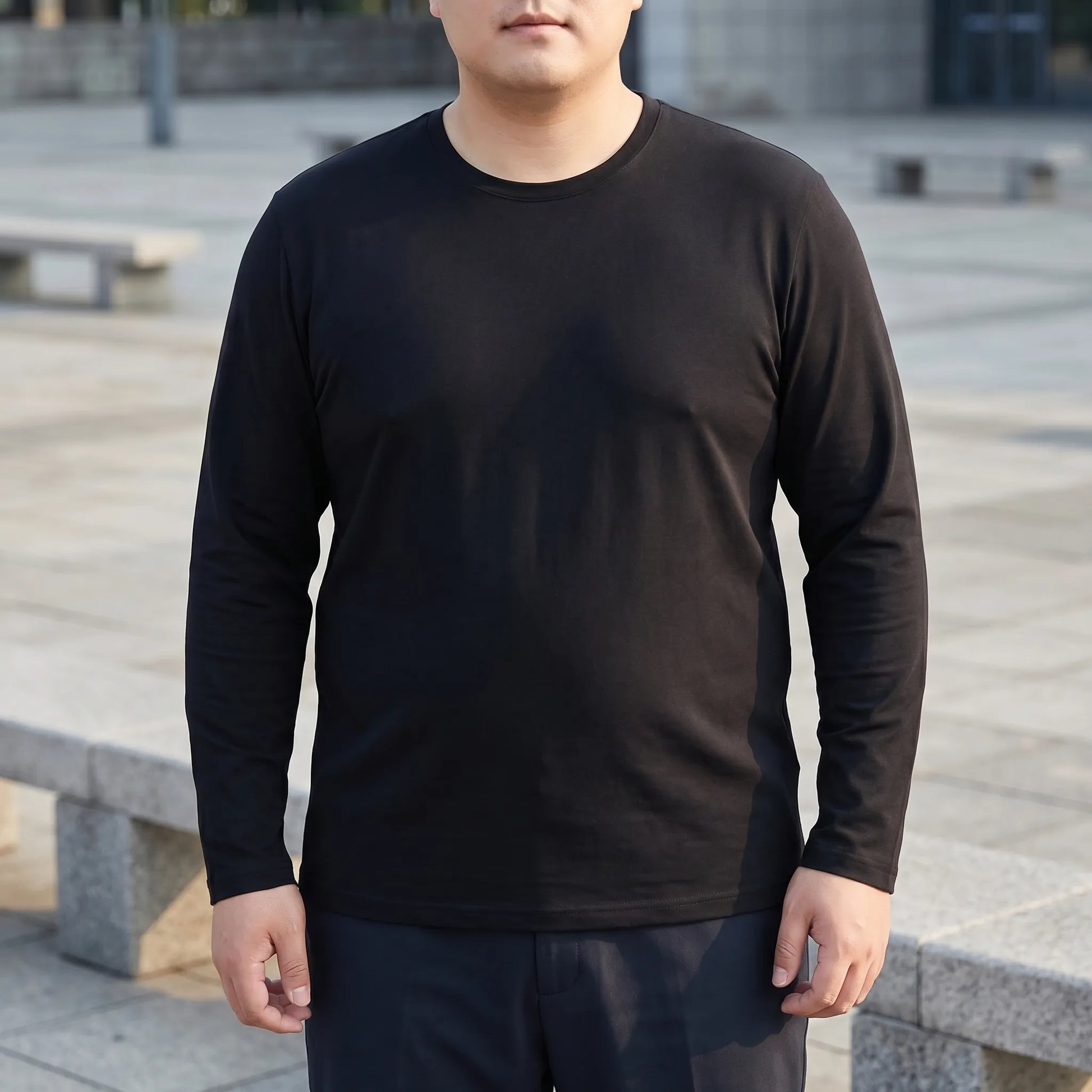 Vielseitiges Langarmshirt In Übergrößen - Mathew