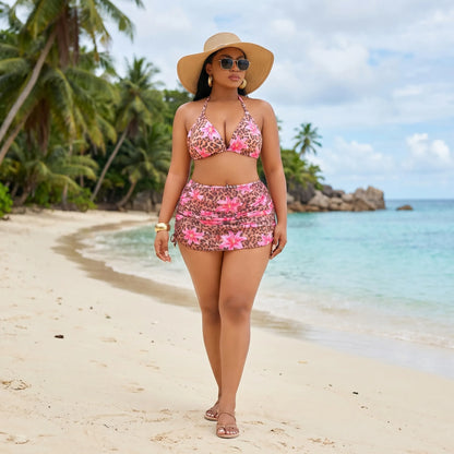 Vierteiliges Plus-Size Bikini Set - Marilyn