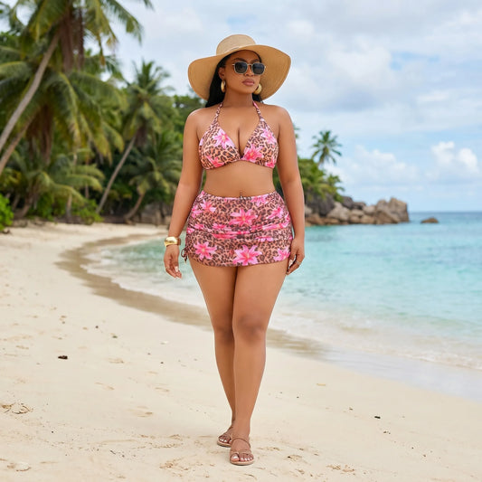 Vierteiliges Plus-Size Bikini Set - Marilyn