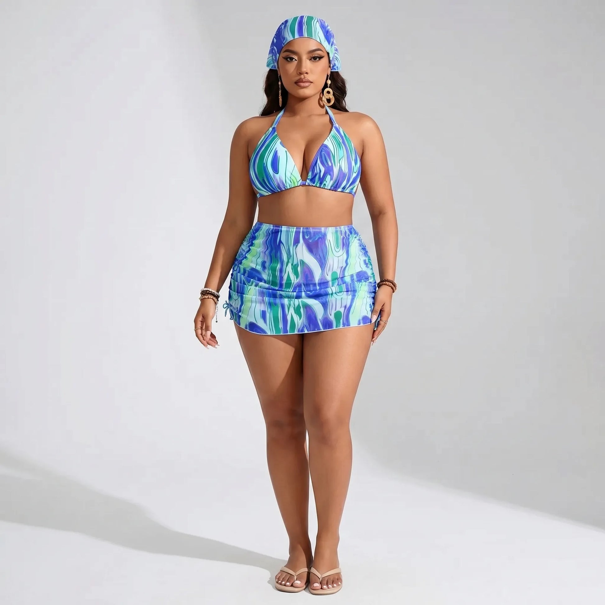 Vierteiliges Plus-Size Bikini Set - Marilyn