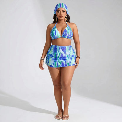 Vierteiliges Plus-Size Bikini Set - Marilyn