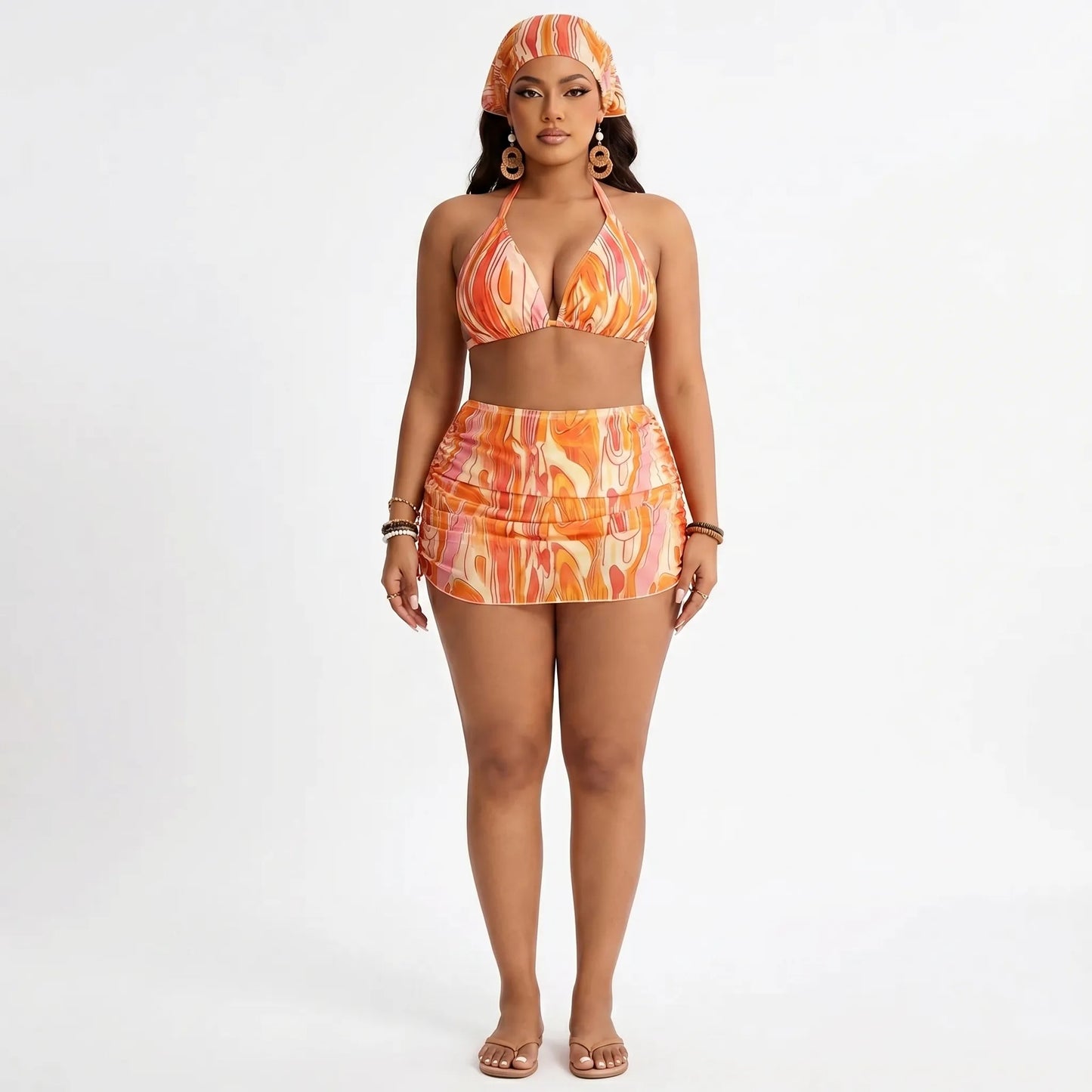 Vierteiliges Plus-Size Bikini Set - Marilyn