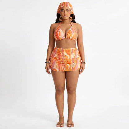 Vierteiliges Plus-Size Bikini Set - Marilyn
