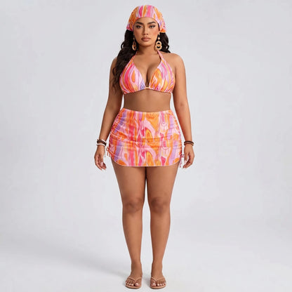 Vierteiliges Plus-Size Bikini Set - Marilyn