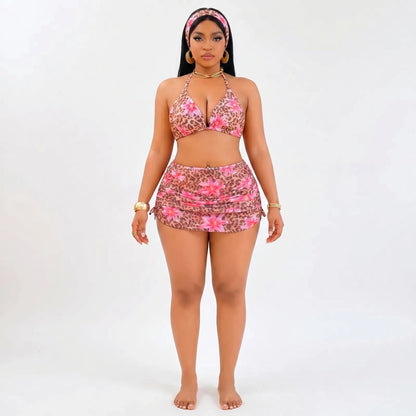 Vierteiliges Plus-Size Bikini Set - Marilyn