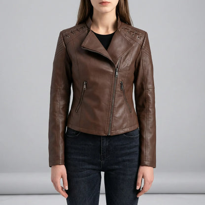 Vintage-Inspirierte Bikerjacke - Lily