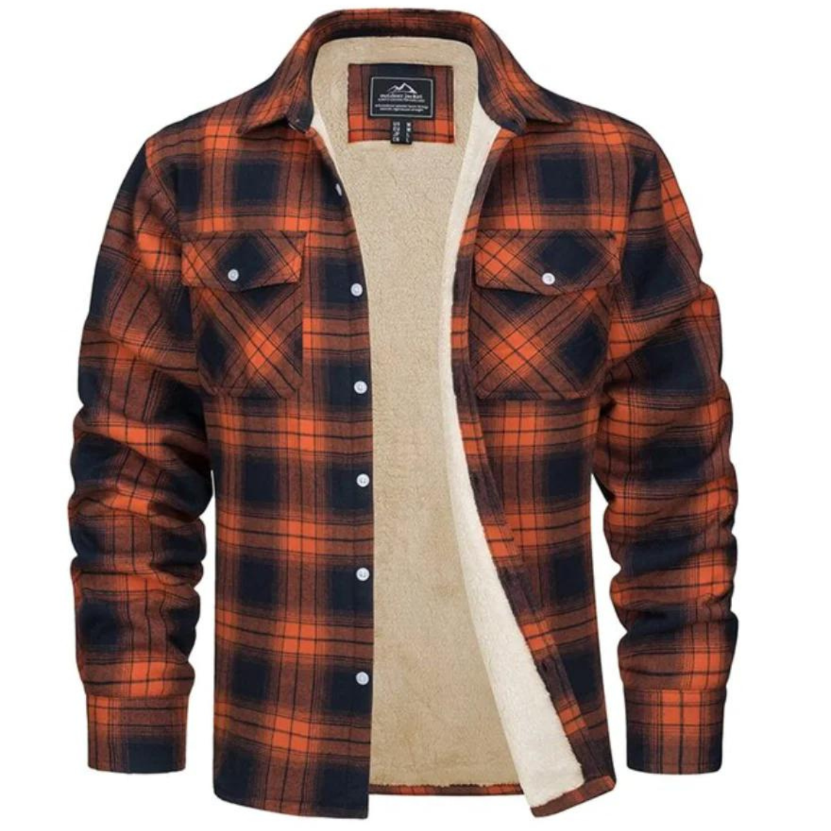Fleecegefütterte Herren Karo-Jacke – Arvid Herbstedition