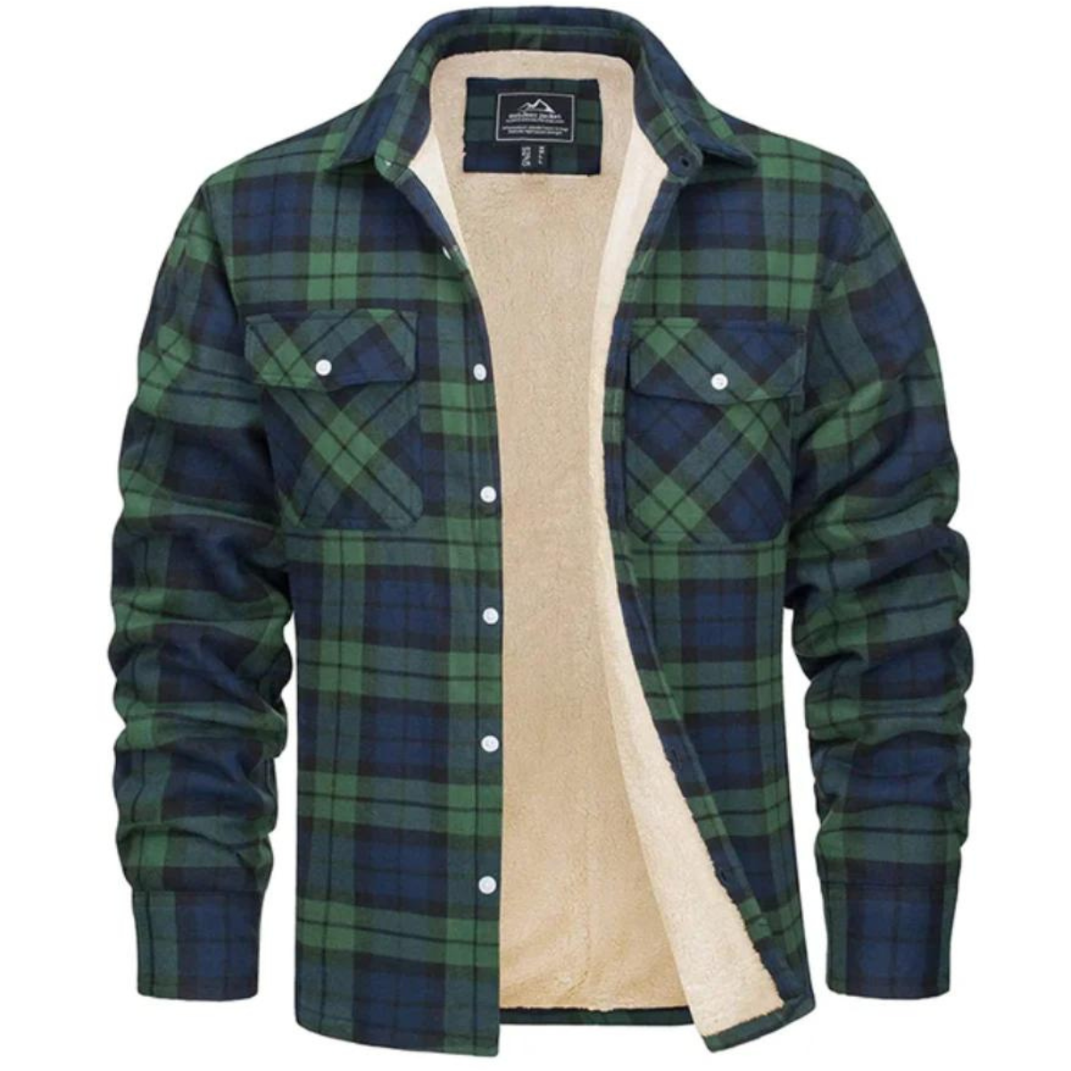 Fleecegefütterte Herren Karo-Jacke – Arvid Herbstedition
