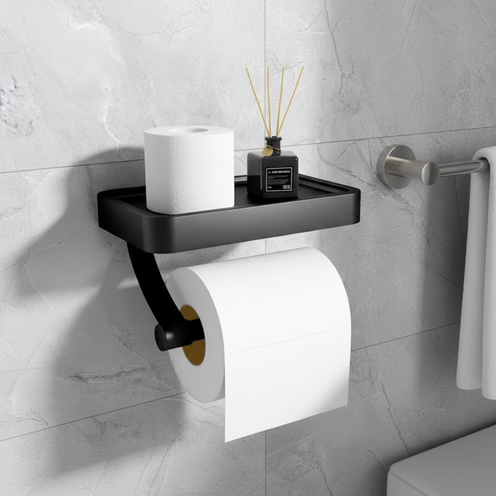 Wandmontierter Toilettenpapierhalter - RollDock