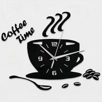 Wanduhr In Kaffeetassenform - Caffiora