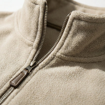 Wärmebetonter Herren-Pullover Mit Kurzreißverschluss - Lester