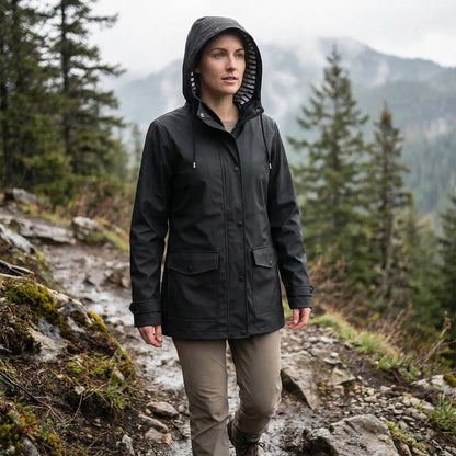 Wasserabweisende Outdoor-Jacke Mit Kapuze -  Raelwick