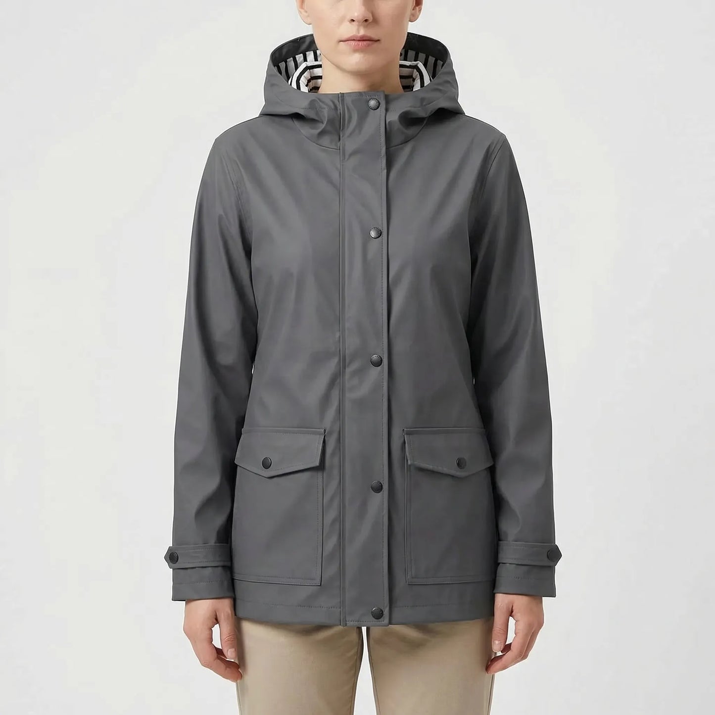 Wasserabweisende Outdoor-Jacke Mit Kapuze -  Raelwick