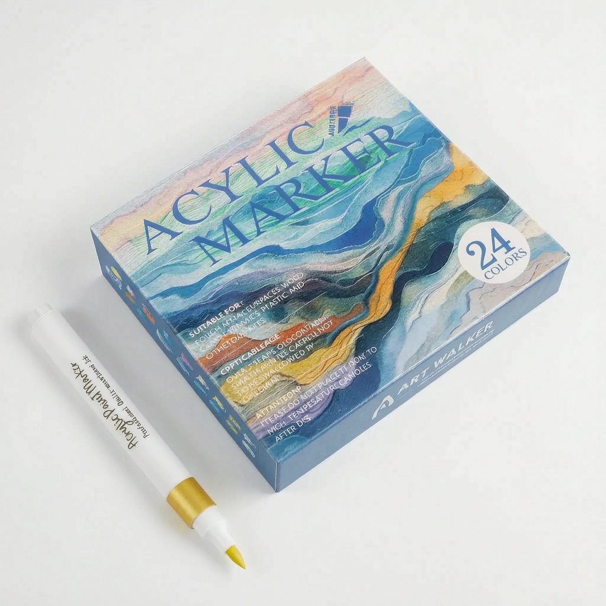 Wasserbasierte Acrylmarker Mit Weicher Spitze - Tintaro