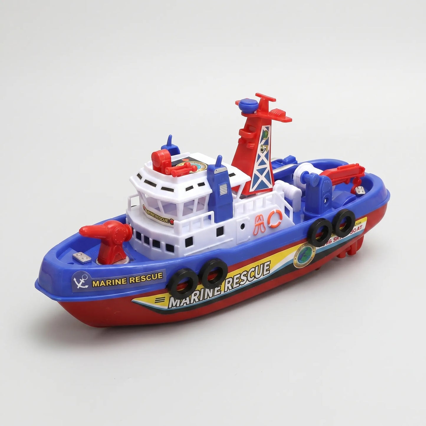 Wasserspritzendes Feuerwehrboot - Splashtug