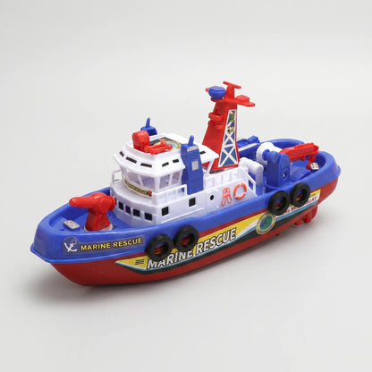 Wasserspritzendes Feuerwehrboot - Splashtug