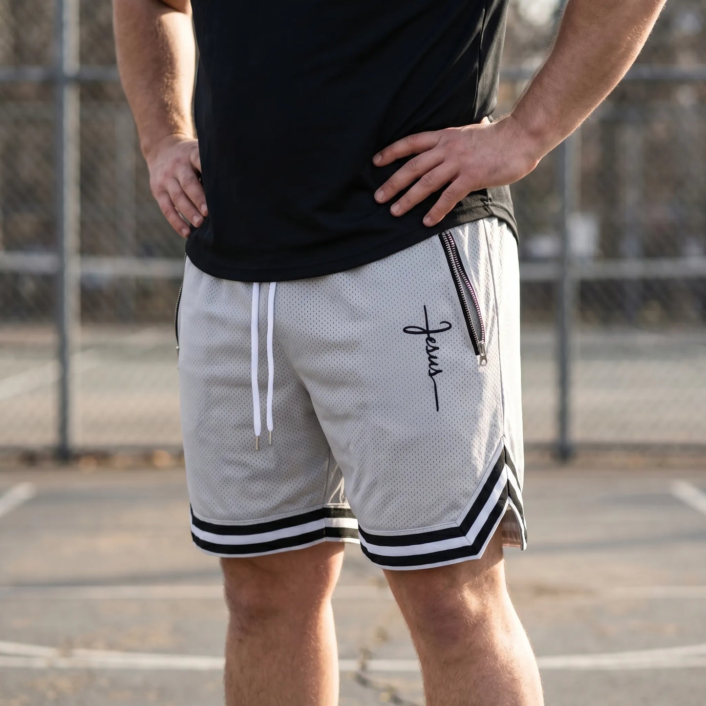 Weit Geschnittene Basketballshorts - Chad