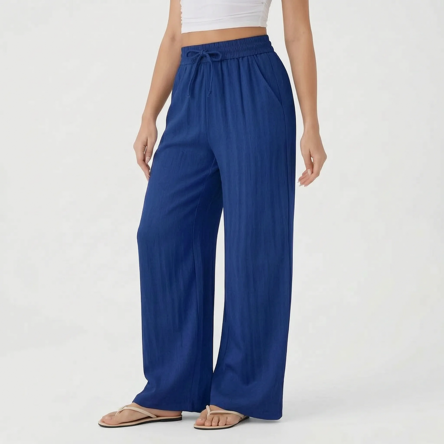Weit Geschnittene Freizeithose - Flowara