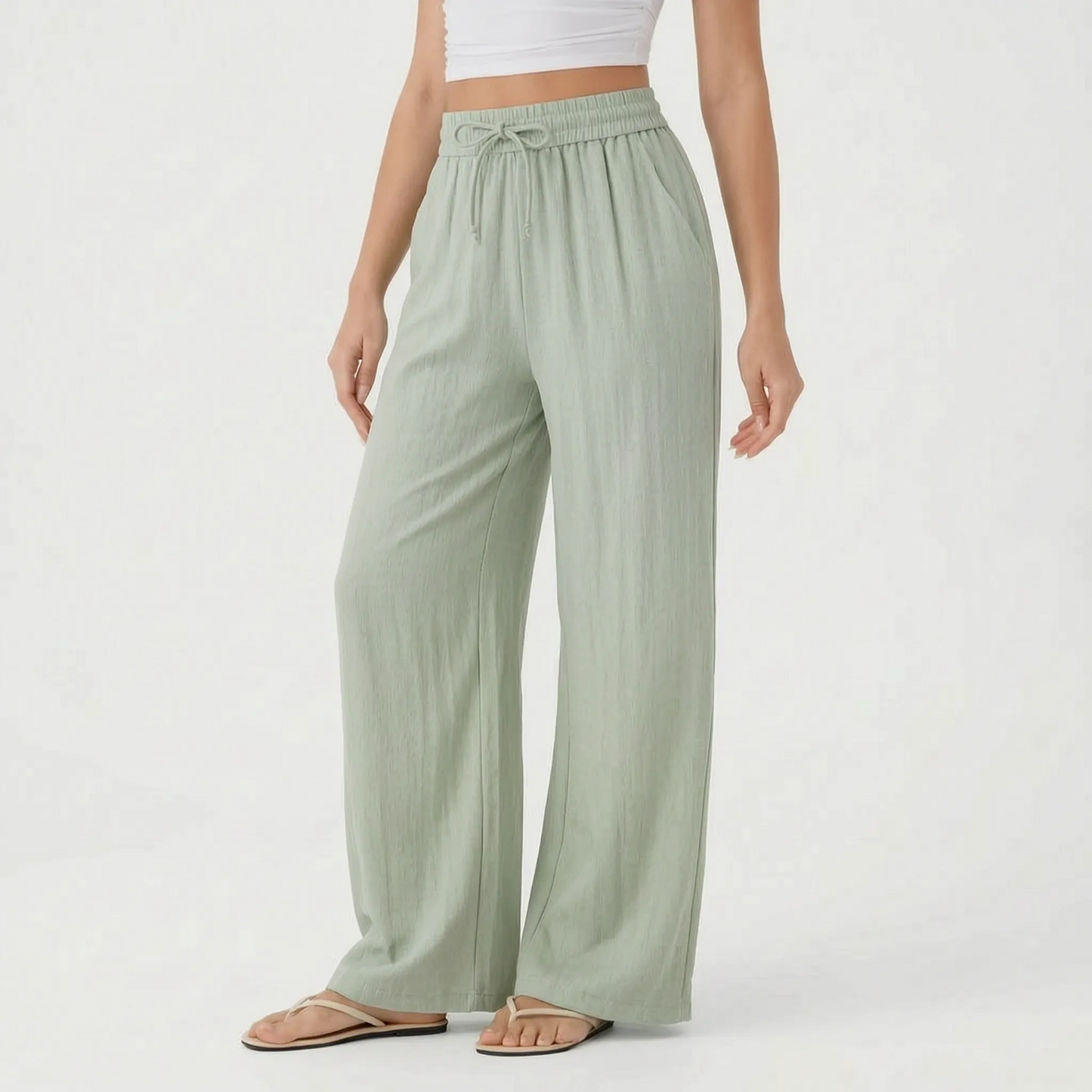 Weit Geschnittene Freizeithose - Flowara