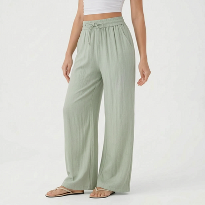 Weit Geschnittene Freizeithose - Flowara