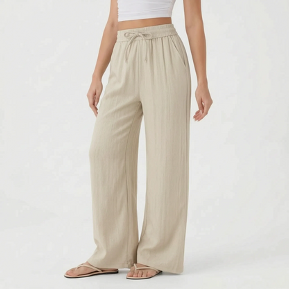 Weit Geschnittene Freizeithose - Flowara