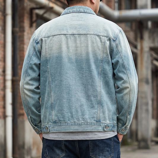 Weit Geschnittene Jeansjacke Mit Reißverschluss - Dean