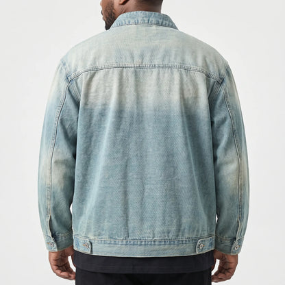 Weit Geschnittene Jeansjacke Mit Reißverschluss - Dean