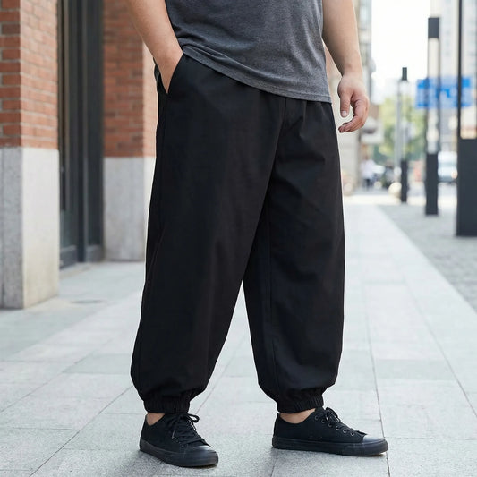 Weit Geschnittene Streetwear-Hose Für Große Größen - Michael