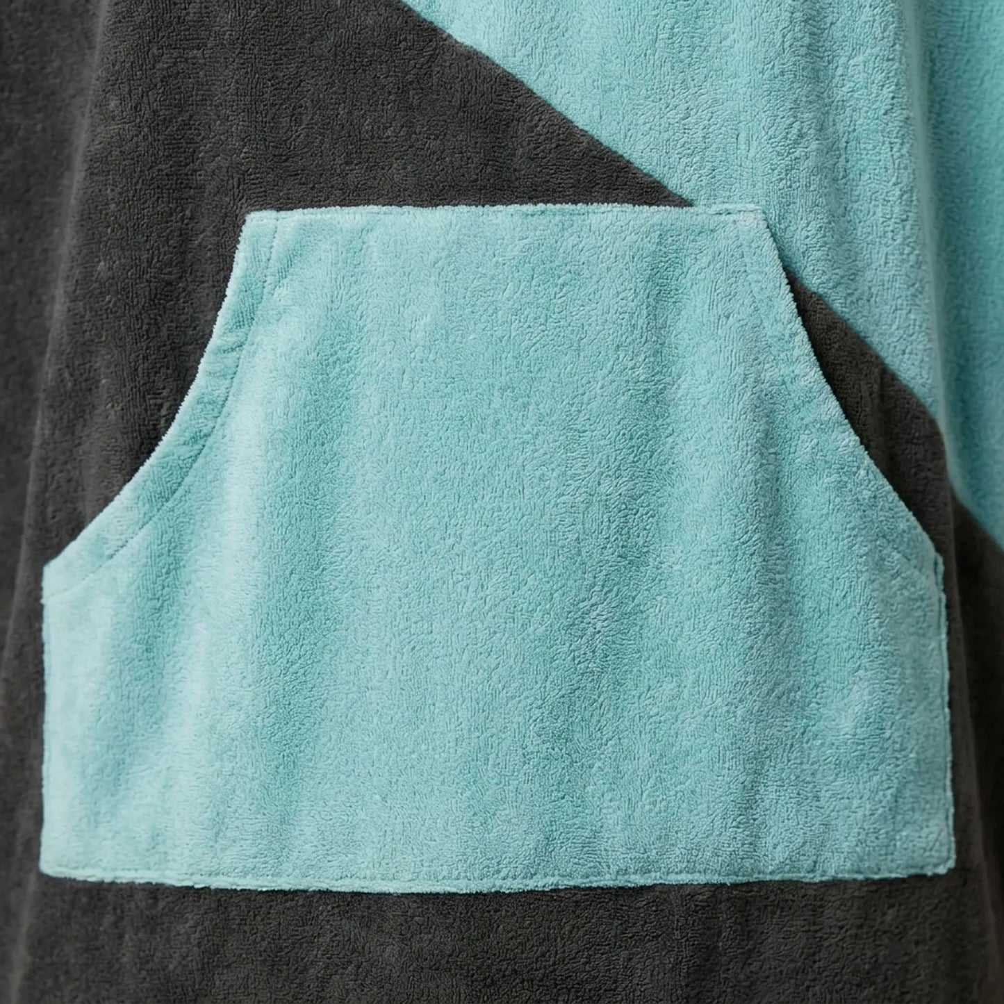 Weit Geschnittener Umziehponcho Mit Kapuze - Sandcape