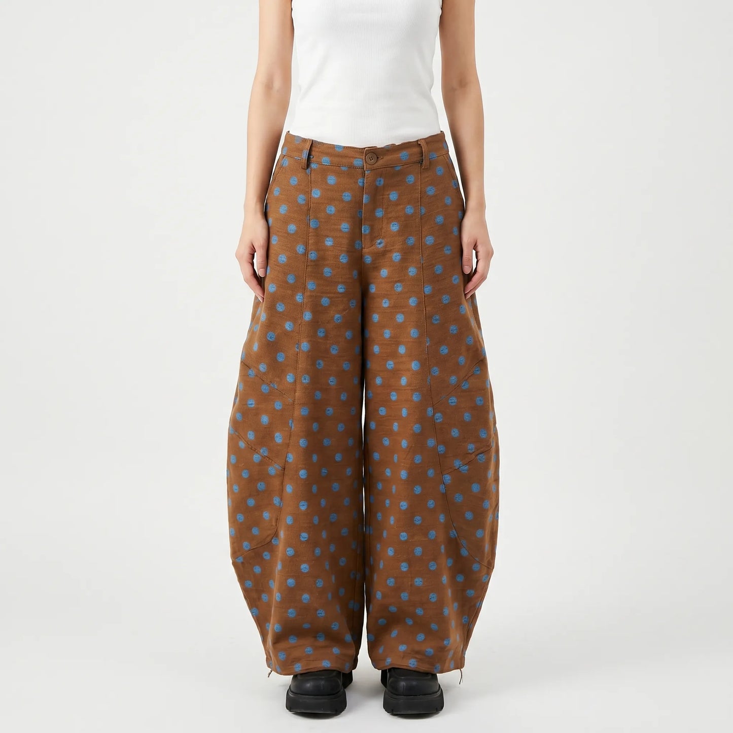 Weite Damenjeans Im Barrel-Schnitt -  Mae