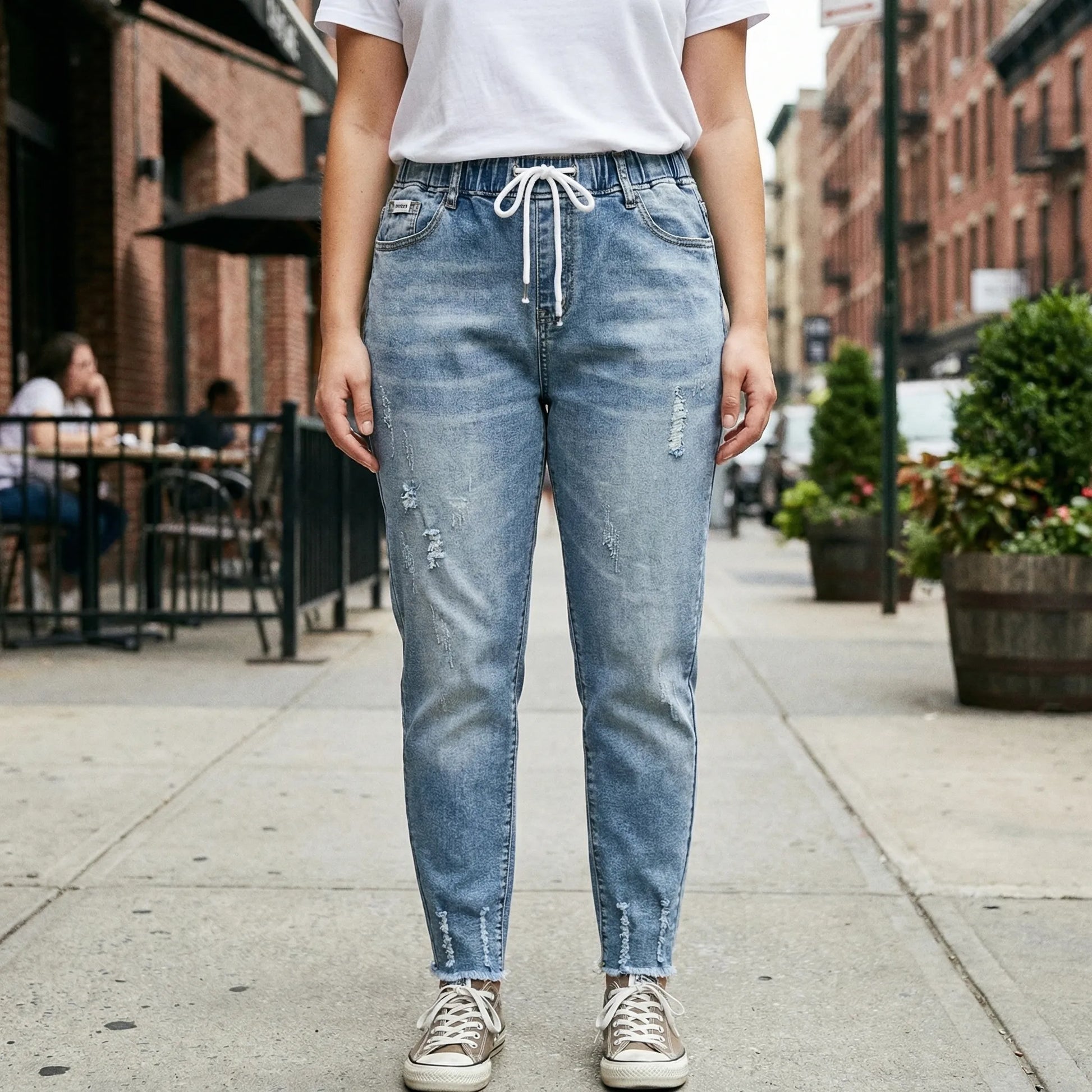 Weite Damenjeans Im Harem-Stil - Pam